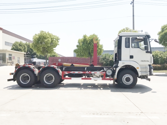 HDW5256ZXXSX6車廂可卸式垃圾車（陜汽軒德X3）20T