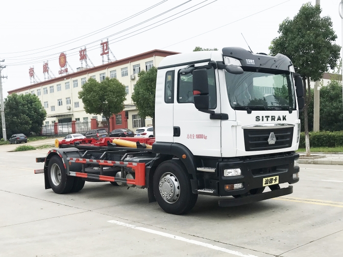 HDW5188ZXXZ6車廂可卸式垃圾車（重汽汕德卡）16T