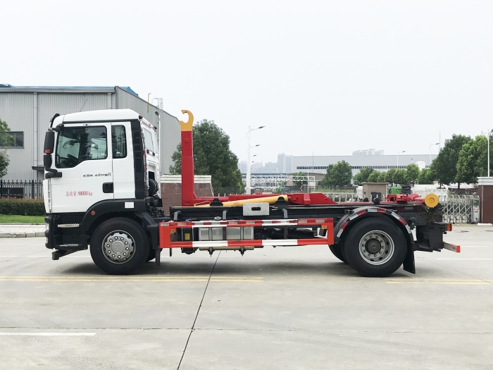 HDW5188ZXXZ6車廂可卸式垃圾車（重汽汕德卡）16T