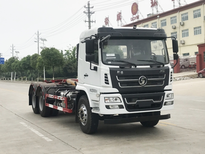HDW5257ZXXSX6車廂可卸式垃圾車（陜汽軒德X6）20T
