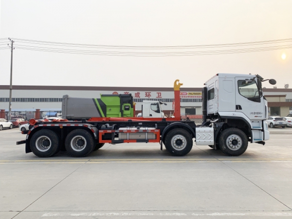 HDW5314ZXXL6車廂可卸式垃圾車（東風(fēng)柳汽乘龍H5）26T