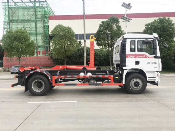 HDW5184ZXXSX6車廂可卸式垃圾車（陜汽德龍L3000）16T