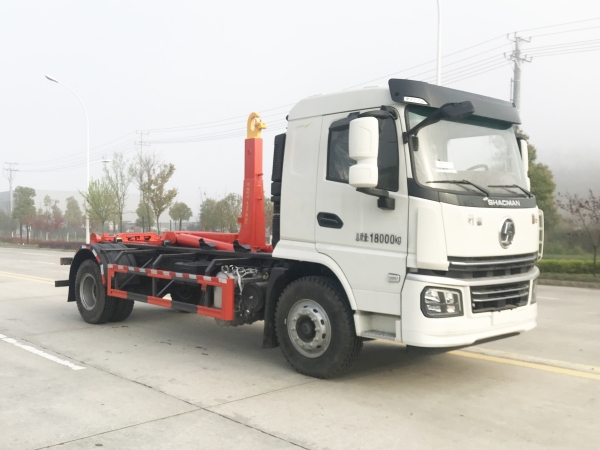 HDW5183ZXXSX6車廂可卸式垃圾車（陜汽軒德翼6）16T