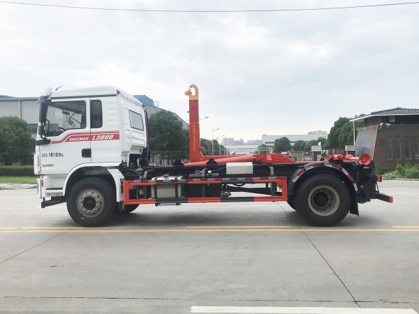 HDW5184ZXXSX6車廂可卸式垃圾車（陜汽德龍L3000）16T