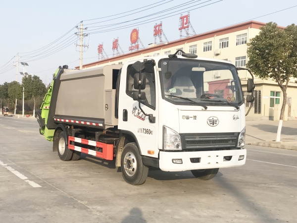 HDW5072ZYSCA6型壓縮式垃圾車（一汽解放）6m3