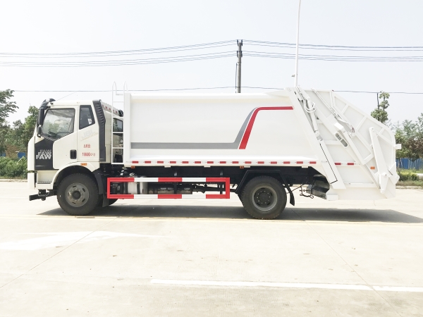 HDW5180ZYSC6型壓縮式垃圾車（一汽解放）12~14m3