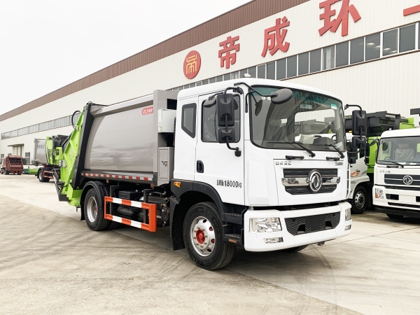 HDW5182ZYSE6型壓縮式垃圾車（東風(fēng)多利卡D9）10~12m3