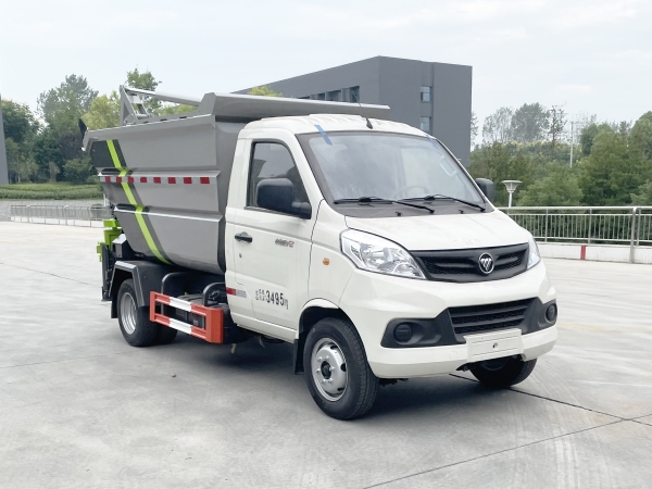 HDW5037ZZZBJ6H自裝卸式垃圾車（福田祥菱）3~4m3